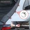 Sunshade SUV Tailgate Mesh Screen Ventilated SUV Tailgate Privacy Curtains  Summer