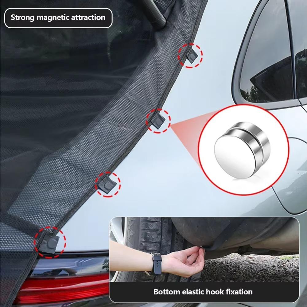 Sunshade SUV Tailgate Mesh Screen Ventilated SUV Tailgate Privacy Curtains Summer