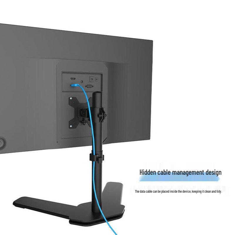 Ollymurs Tilting Swivel Vertical Single Monitor Stand