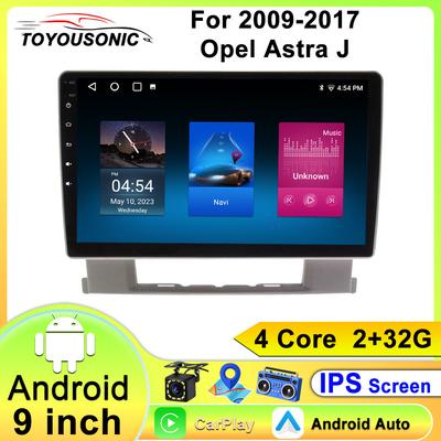 Автомобильный видеоплеер для Opel Astra J 2009-2017 GPS-навигация Встроенный DSP Carplay Автомагнитола Головное устройство Android