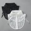 Women'S Fake Collar Lace Fake Neck Shirt Collar With Decorative Crew Neck Sweater Shirt Fake Collar