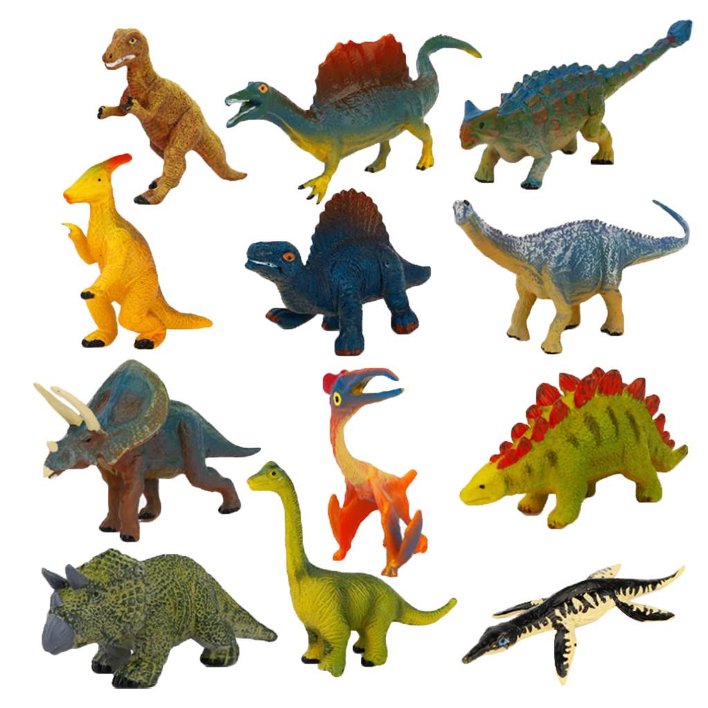 Игрушки набор пластиковых моделей животных. 12 штук