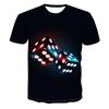 Casual Tees Mens Retro Letters Style Summer T Shirts Men Streetwear 3D Print T Shirt Fashion O Neck Short Sleeve Tops