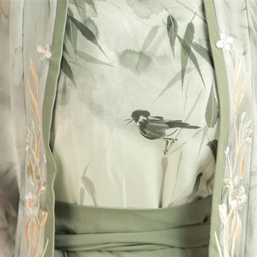 Song Dynasty Style Hanfu Women's Modified Suspenders and Skirt Han Element Suit