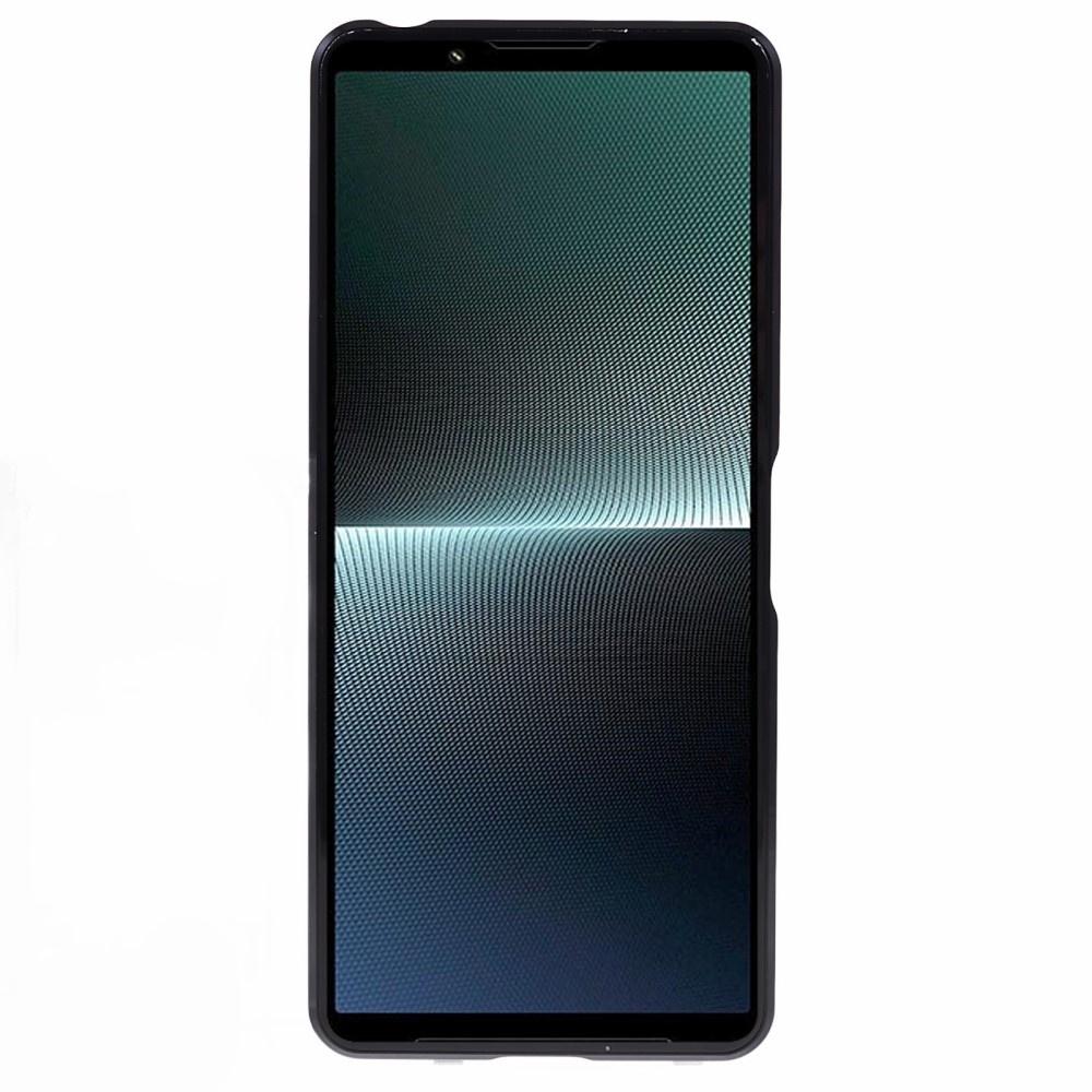 Чехол для Sony Xperia 1 V, Магнитный двойное стекло, Черный
