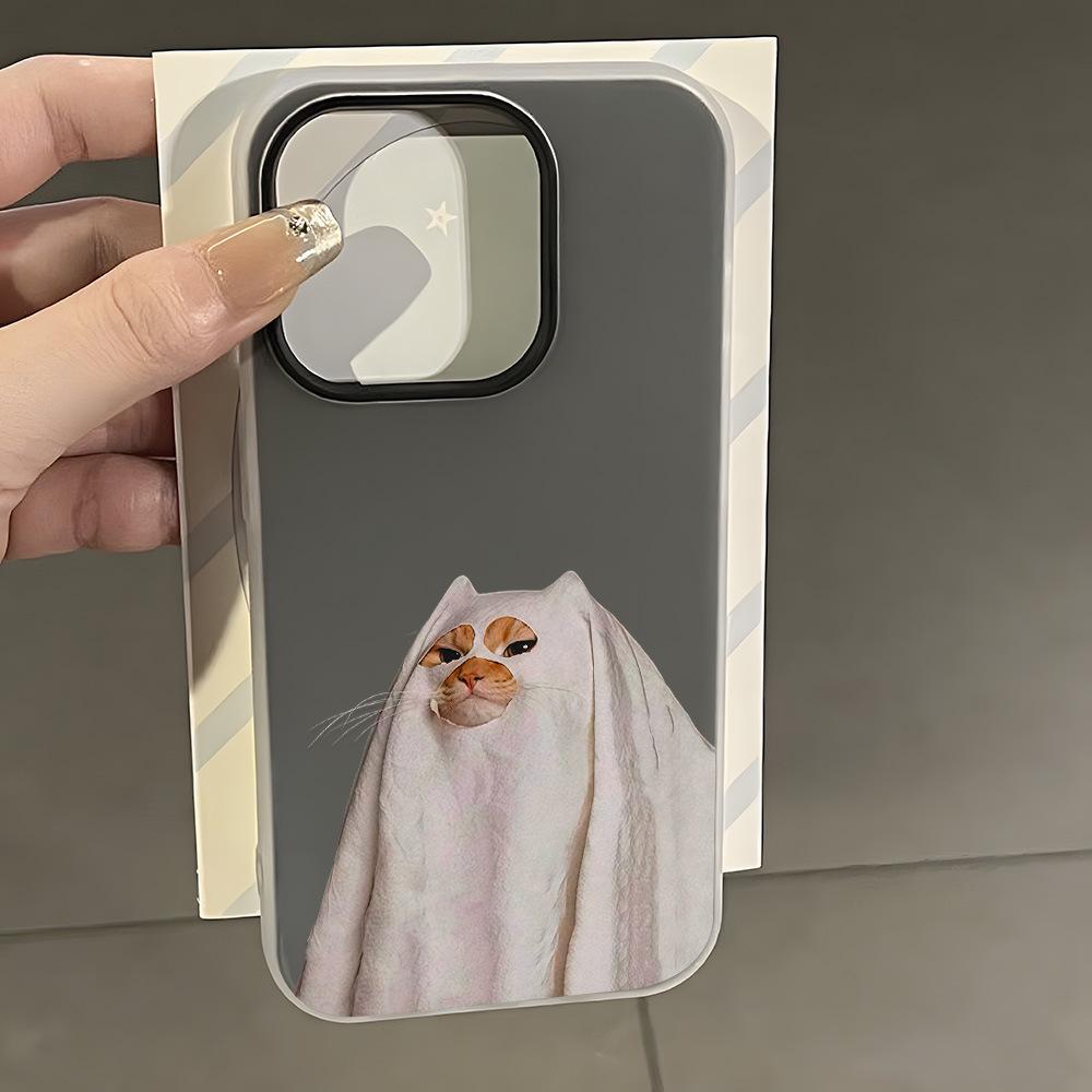 Чехол для iPhone17 Pro Max «Хэллоуинский котенок»: Полная защита и защита от падений для iPhone16