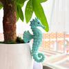 Seahorse Figurine Plant Pot Hanger Resin Seahorse Statue for Planters Flower Pot Hugger Fish Tank