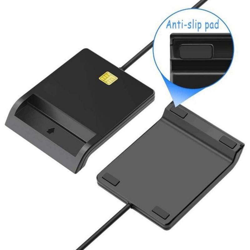 Portable Card Reader Suitable for Identification DNIE IC Bank Card Reader Intelligent Card Reading Tool Mobile for Phone Tablet