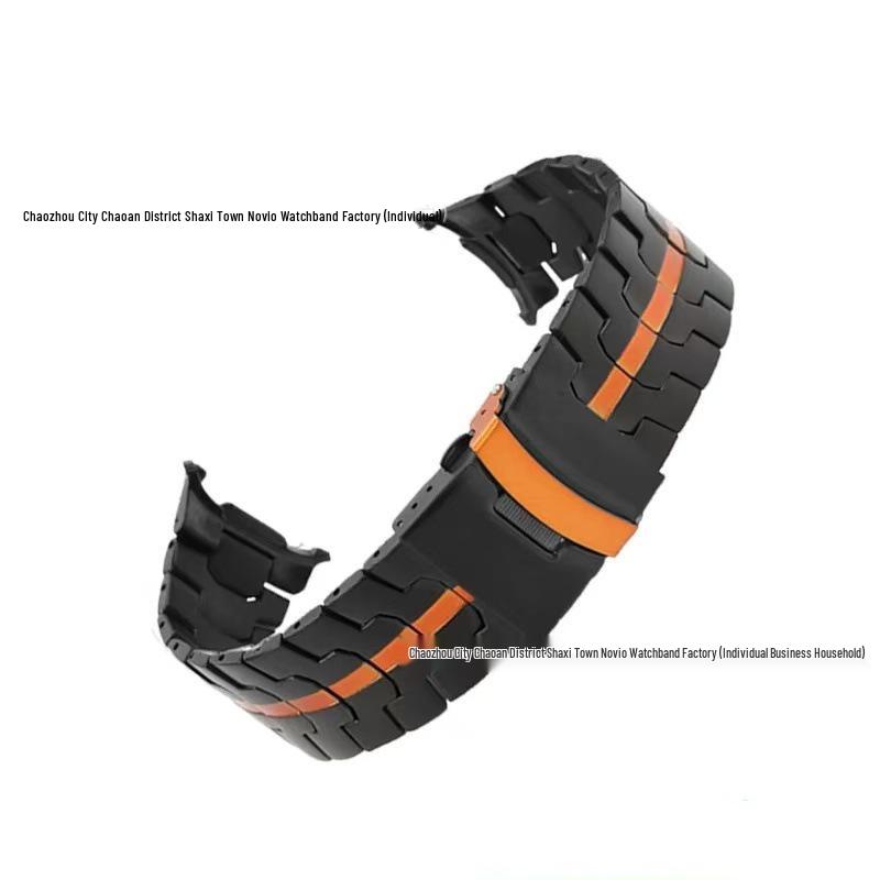 Совместимый с Samsung Galaxy Watch 7/8/8 Classic Iron Man 47mm Ремешок из нержавеющей стали