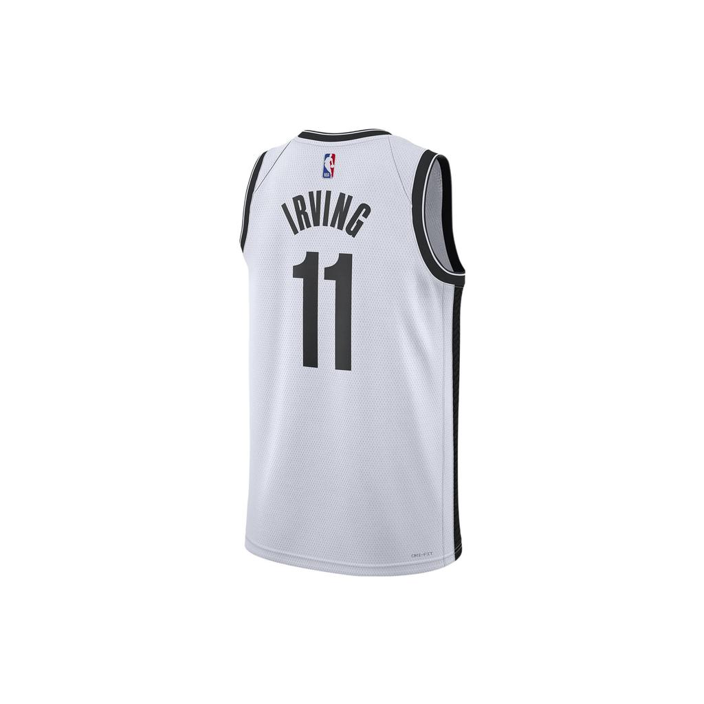 Nike Футболка NBA Brooklyn Nets Kyrie Irving 2023/24 Cloud White/Core Black для мужчин в уличном стиле DN2069-100