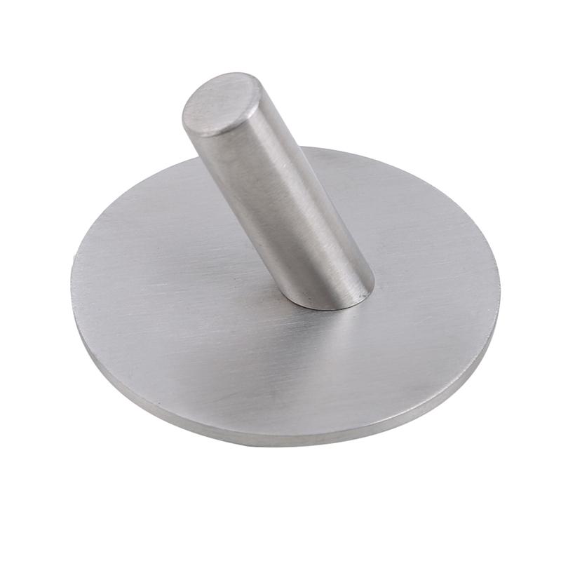 Прочные сверхпрочные самоклеящиеся крючки из нержавеющей стали, крючок для ключей для спальни, ванной комнаты, вешалка