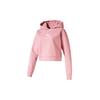 Casual Hooded Pullover Sweatshirt Women Tops Pink 581074-14
