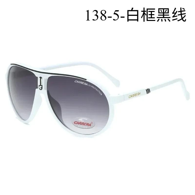 Carrera Ретро Светоотражающие Металлические Женские Модные Квадратные Крупные Очки Солнцезащитные Спортивные Разноцветные Мужские Универсальные Большие Очки для Движения