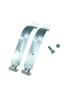 Yellow Polyurethane Air Conditioner Pipe Clamp with Copper Insulation, Seismic Support, C-Channel, and P-Channel Fastener.