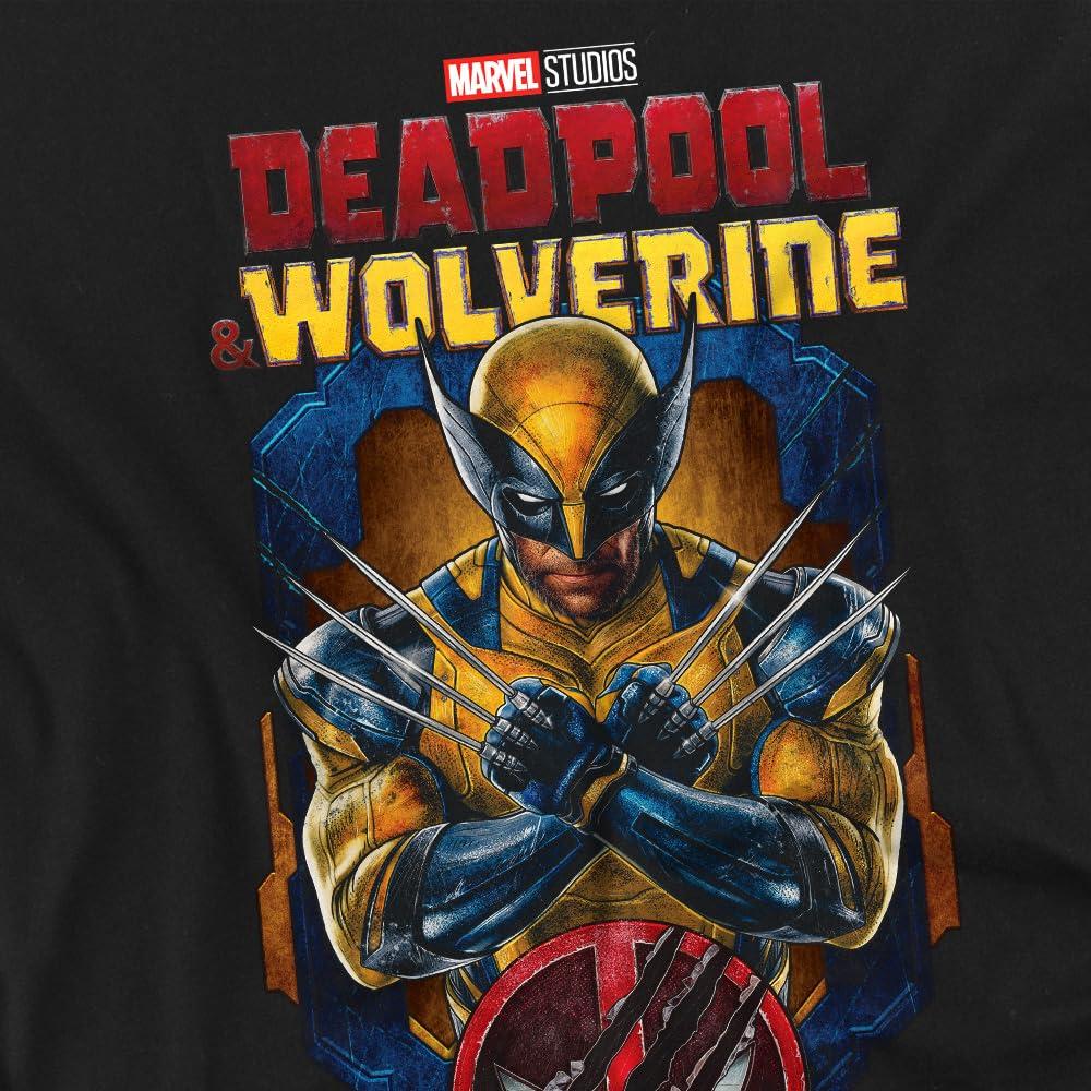 Дэдпул и Росомаха Мужская Росомаха Порванная Футболка