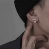 Luxury Punk Earring For Men Detachable Dual Purpose Stud Earring Prong Ear Fashion Mens Jewelry Pendant
