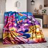 1Pc Little Pony Adventure Blanket Soft And Comfortable Casual Warm Camping Travel Christmas Halloween Xmas Gift M92980