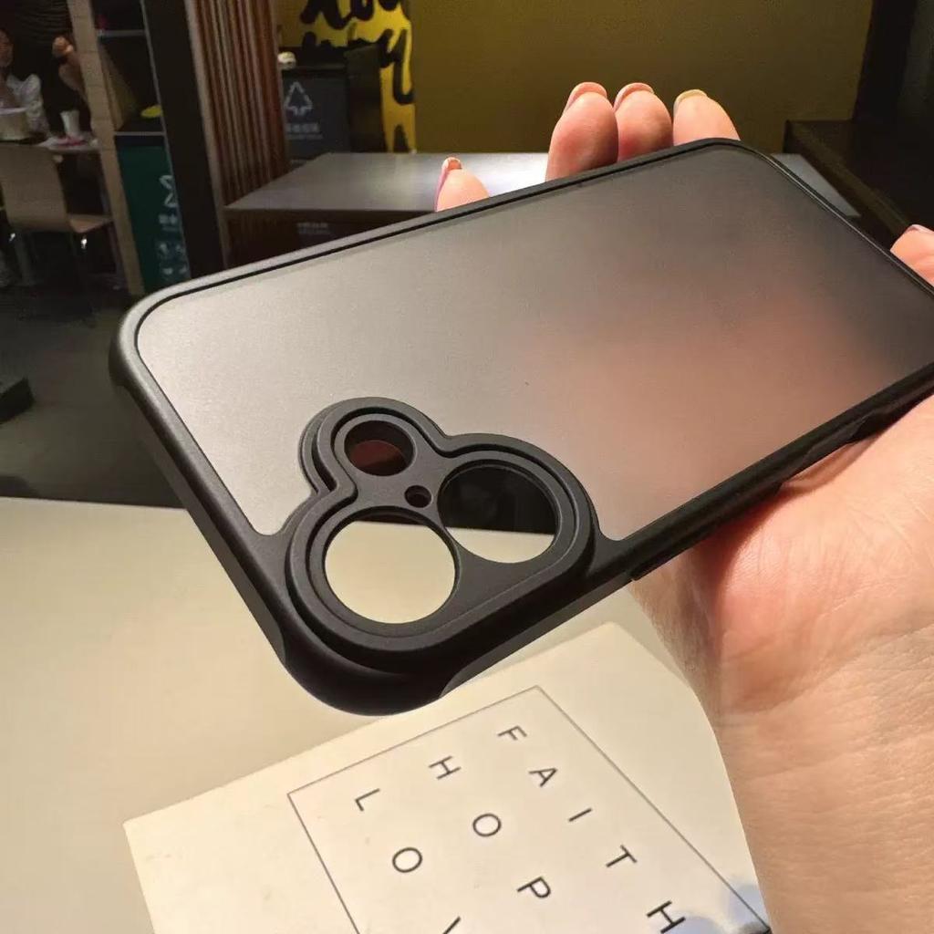 Luxury Matte Case For iPhone 17 11 16E 16 15 14 Plus 13 12 17 Pro MAX 17Air Anti-fingerprint Full Protective Cover