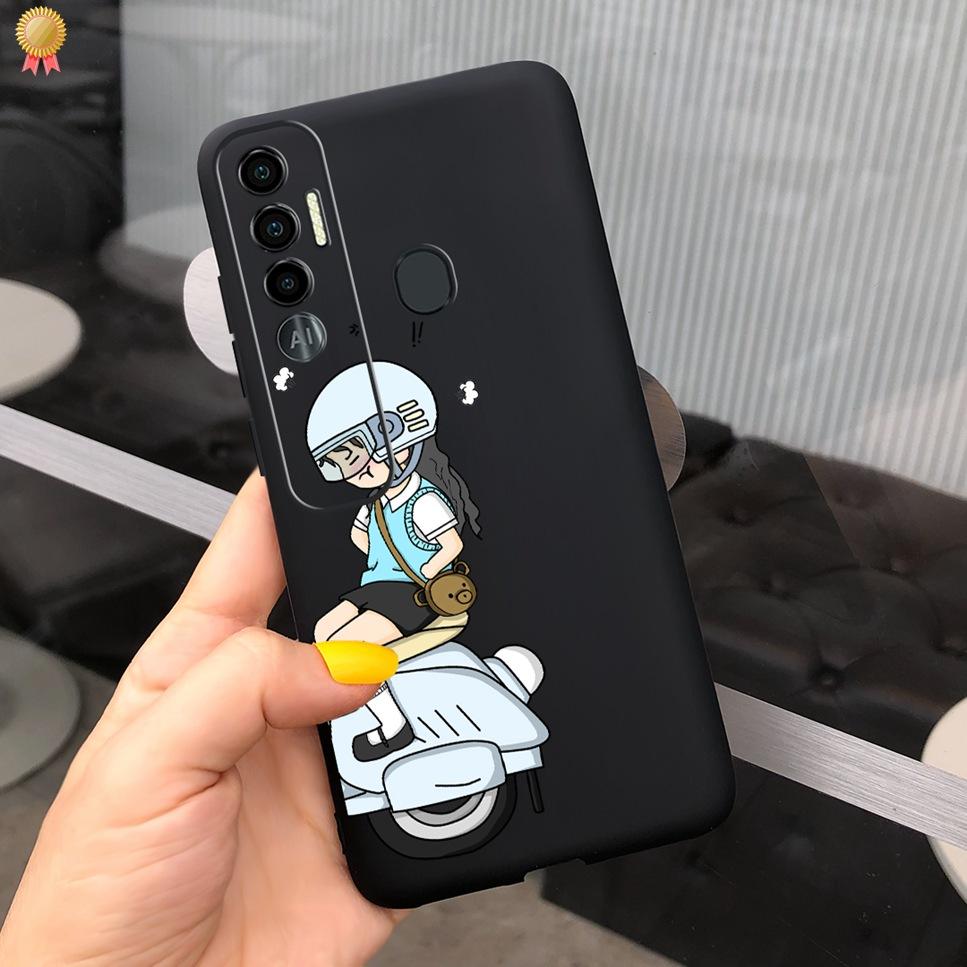 Чехол для Tecno Spark 7 P Pro 7P 7Pro Милые Девочки Медведь Задняя Крышка Силиконовый Для Tecno Spark7 P Pro Spark 7 P Pro 7P 7Pro Чехол для Телефона