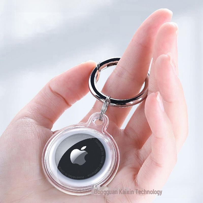 Универсальный прозрачный чехол-брелок для трекера с защитой от потери для Apple Airtag