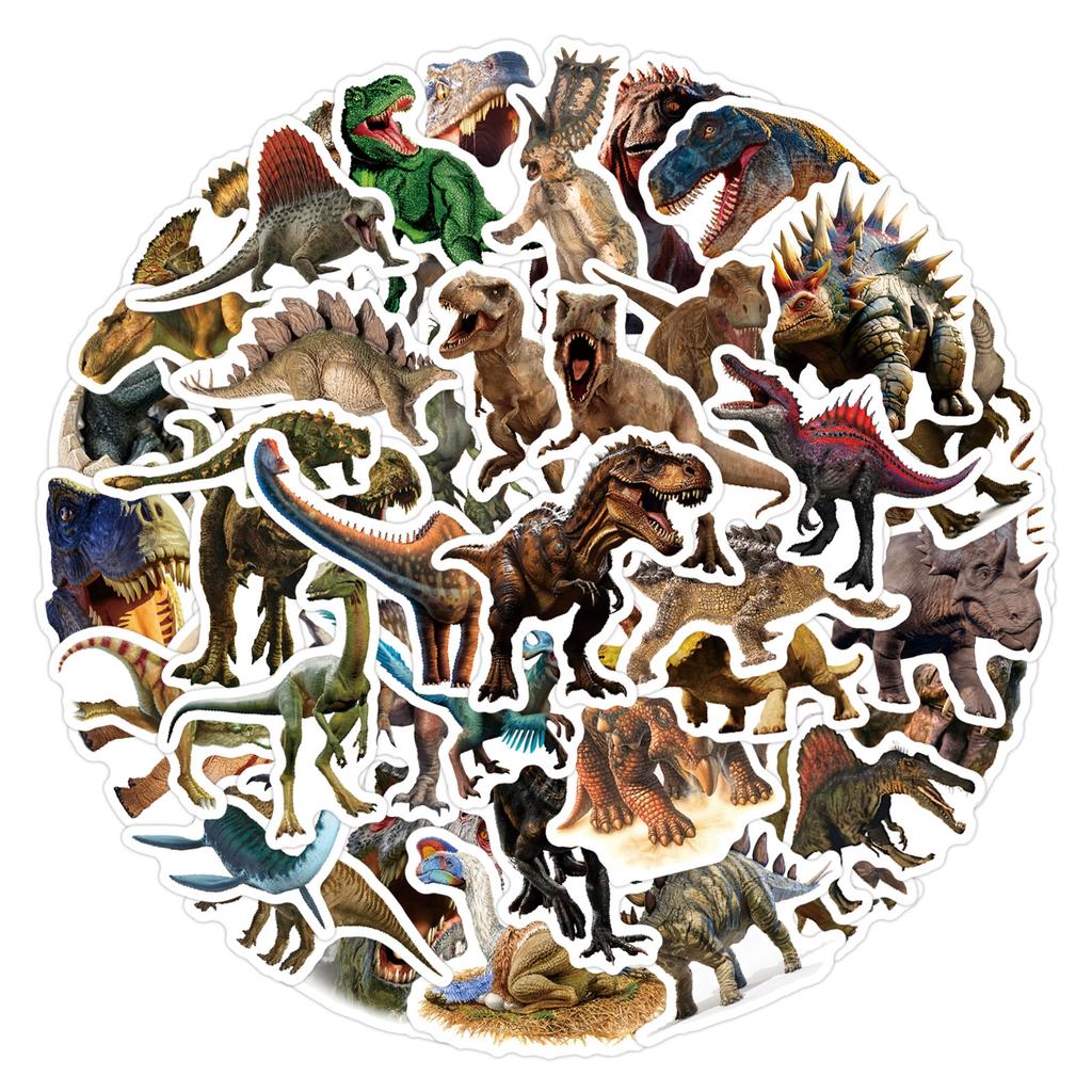 55 Динозавр Динозавр Граффити Наклейки Самокат Ноутбук Сделай сам Мультяшные наклейки