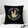Franchise Star Trek Cushion Cover Natural Linen Pillowcase Set AllinOne Decor for Sofa Bedroom  Chair