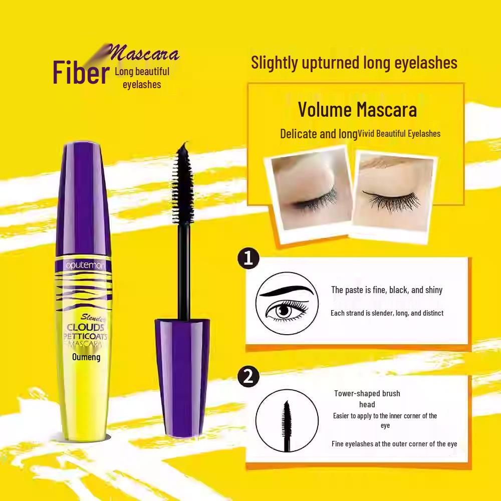 Тушь для ресниц Oumeng Zui Mi Feather Lashes - Удлиняющая, Объемная, Подкручивающая, Стойкая к смазыванию - Цветная косметика