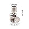 25mm Diameter Marine Antenna Mount 316 Stainless Steel Adjustable Antenna Mount  Boat Hardware