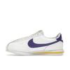 Nike Cortez Leather White Purple Maize Lakers Men's Shoes DM4044-106