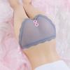Lace Panties Mesh Breathable Seamless Low Waist Solid Color Briefs Sexy Transparent Women's Underwear