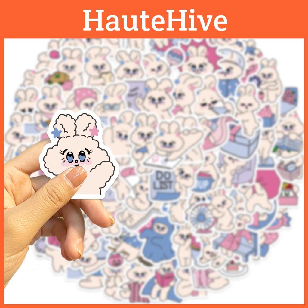 Bunny Lollipop Graffiti Stickers 90pcs Cute Style Guitar Notebook Luggage Diy Waterproof Decals