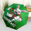 South Sydney Rabbitohs Print Automatic Open Close Umbrella, Portable Foldable Umbrella, for Outdoor Commute Camping Trip, Ideal Birthday Gift