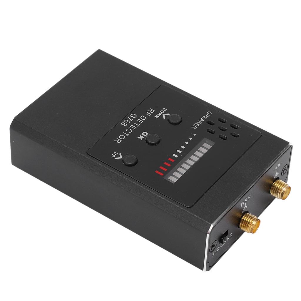 Camera Detector Anti Positioning Multiple Detection Modes Portable Sensitive GPS Detector for Hotel Black