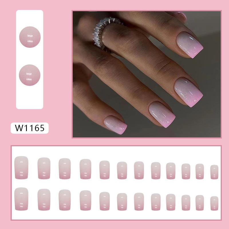 Европейский и американский стиль моды простой французский милый плавающий теневой цветок фиолетовый нейл-арт носимый элемент нейл-арта