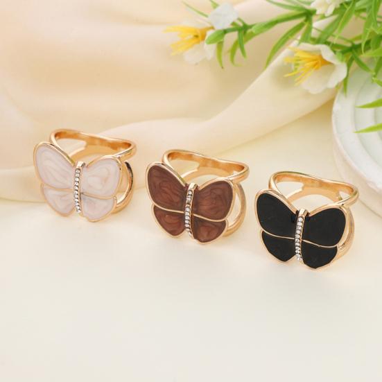Butterfly Scarf Ring Buckle for Women Rhinestone Shawl Brooch Clips Metallic Scarves