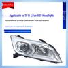 Lifan X60 Car Accessories Headlight Assembly: High & Low Beam