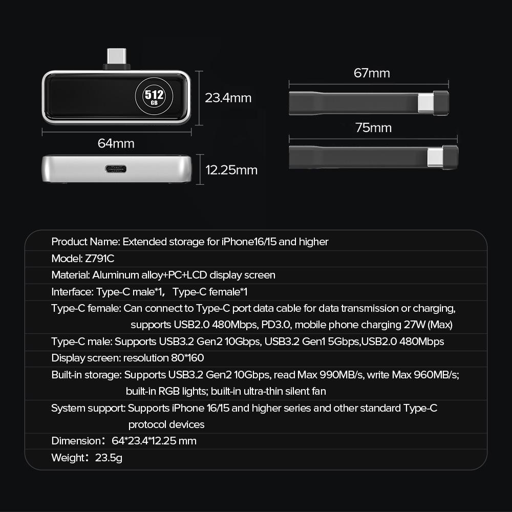 ZIKE Z1214 140 Вт GaN PD3.1 USB-C Адаптер питания