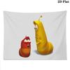 Larva Art Wall tapestry, aesthetic printed fabric blanket, suitable for bedroom, living room, and home decor.