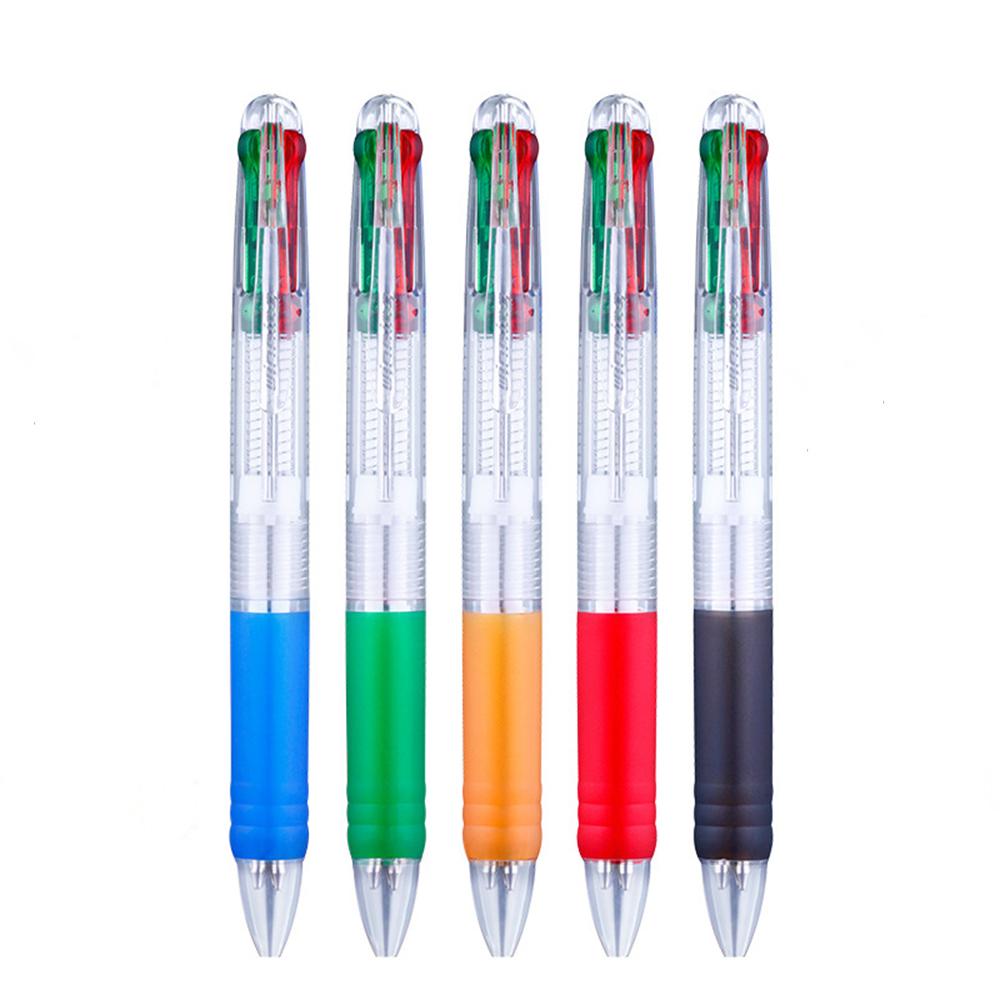 Cute Kawaii Ballpoint Pen For School Office Supplies Creative Stationery Lytwtw's High Quality Novelty Colorful 4 Colors Pretty