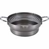 Wahei Freiz Tsubame-Sanjo Iron Frying Pan, 24cm, Induction Compatible, Gas Compatible, Tiered, for Deep Frying Tempura, Uses Less Oil, Made In Japan,