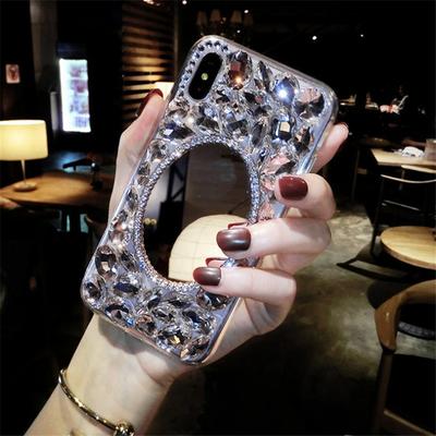 Для чехла для мобильного телефона IPhone17 для Apple 16Pro Стразы 14/15 Трендовый 8g Полный бриллиант 15 Персонализированный 12pro Зеркальный