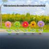 5/10PCS New Product Sunflower Car Shaking Head Small Ornaments Spring Ornaments Dashboard Car Interior Accessories Window Decor