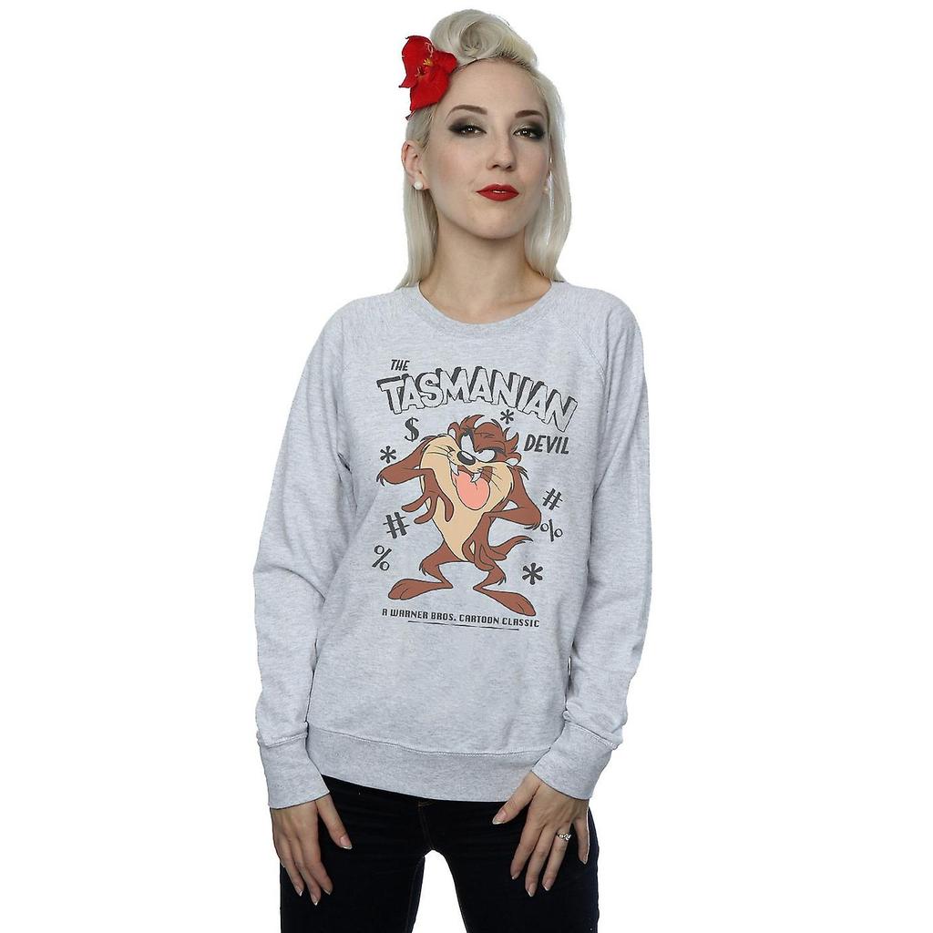 Looney Tunes Женский/женский свитшот Tasmanian Devil Vintage Heather