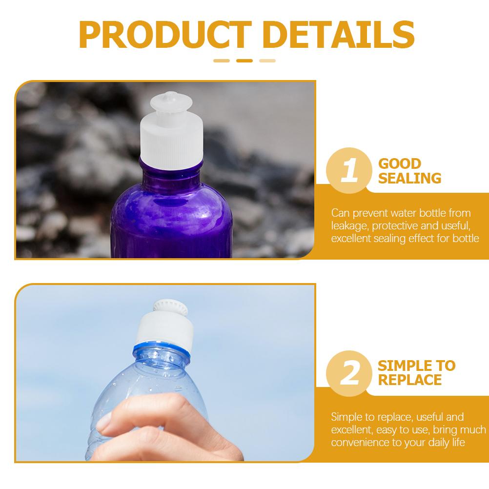 Спортивные крышки для бутылок Push Pull крышки для бутылок Многоразовые крышки для замены воды Крышки для бутылок с навинчивающейся крышкой Пластиковые для малышей