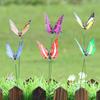 Simulation Butterfly Pole Flower Arrangement Potted Gardening Home Decoration Beautification Green Plant Decoration