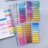 200 листов в блокноте Цветная самоклеящаяся бумага для заметок Закладка Стикеры Студенческие Офисные Канцелярские Товары