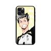 Черный чехол из ТПУ для iPhone 5 5s se 2020 6 6s 7 8 plus x 10 XR XS 11 12 mini pro MAX задняя крышка Haikyuu bokuto koutarou