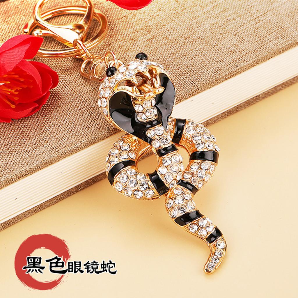 Кулон-брелок в виде змеи из сплава, шарм, брелок для ключей, аксессуар для сумки, шарм для сумки, подходит для модных молодых взрослых, подарок