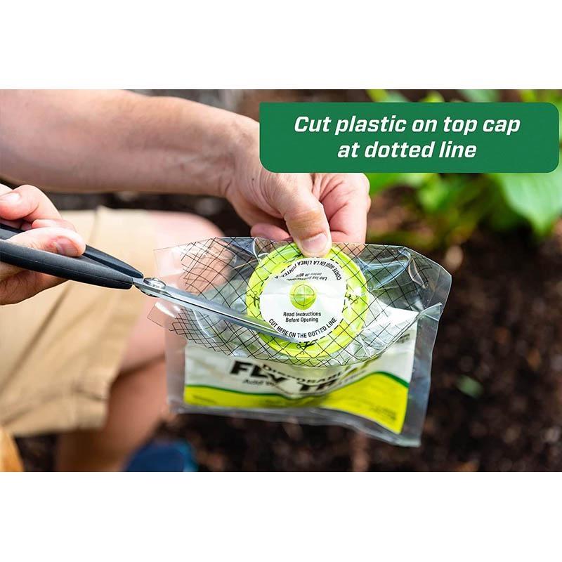 1 шт., сумка-ловушка для дрозофилы, маленькая палочка для мух, приманка для лекарств, садовый инструмент, убийца летающих насекомых для посадки на ферме