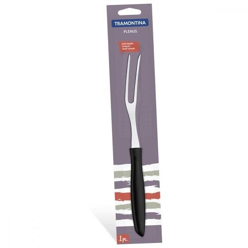 Tramontina Plenas Lightweight Design Carving Fork, 26cm, Lightweight and Durable, All-Purpose Series, Black, Dishwasher Safe, Ultra Lightweight, Made